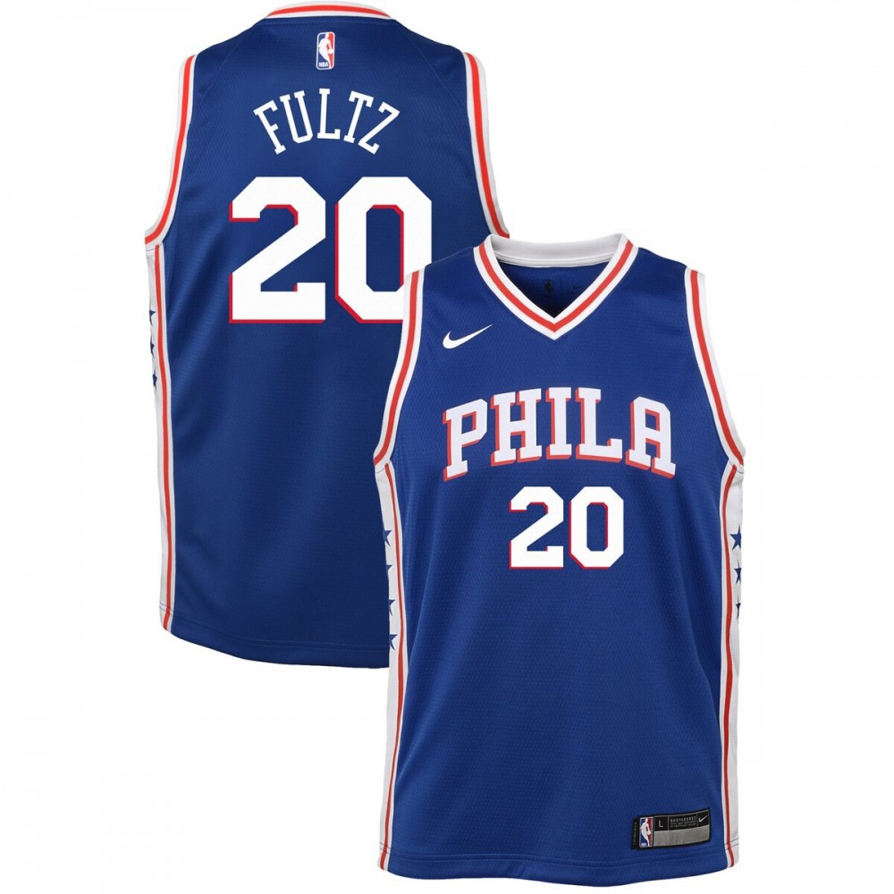 Markelle Fultz Philadelphia 76ers Youth Swingman Jersey Blue - Icon Edition-Pro Kit Vault | Brand New 26/27 Sports Jerseys